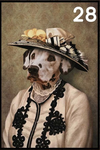 Dog Portrait 寵物客製化 皇室風格 無框畫